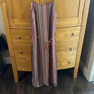 Sam Edelman Striped Multicolor Midi Dress